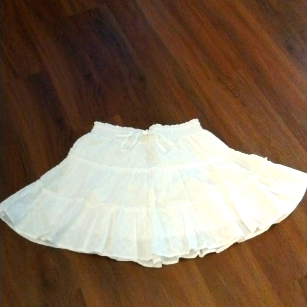 White skirt